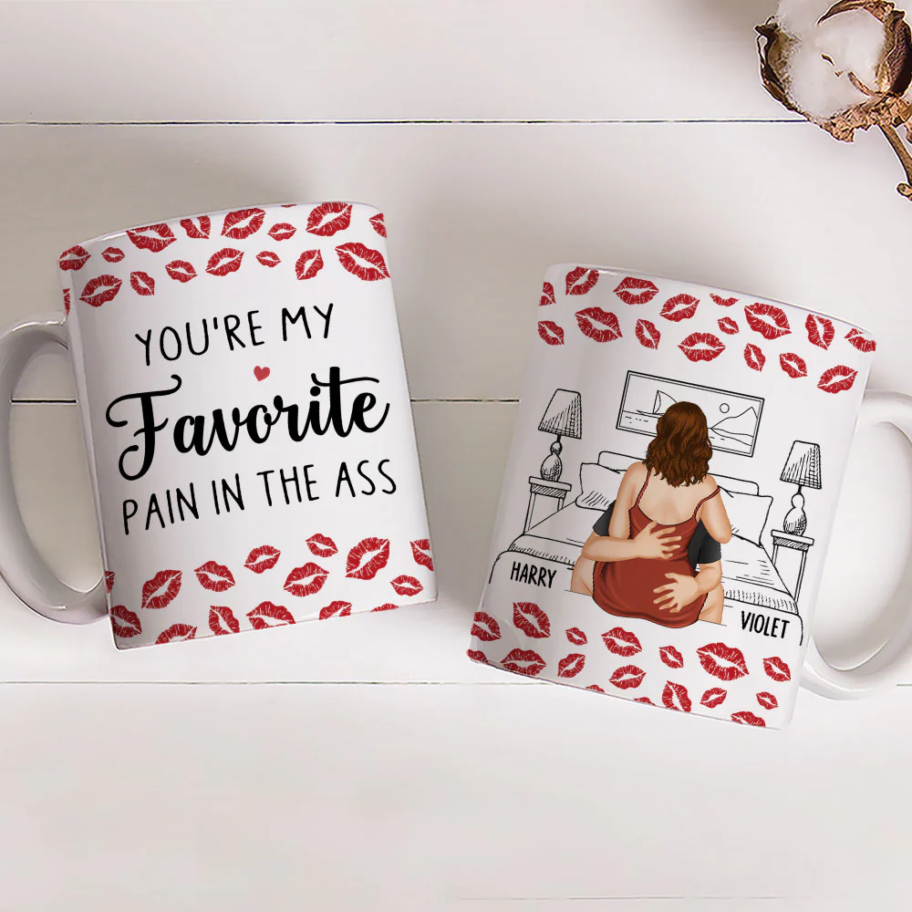 My Favourite Pain - Personalized Custom Coffee Mug - Image 3