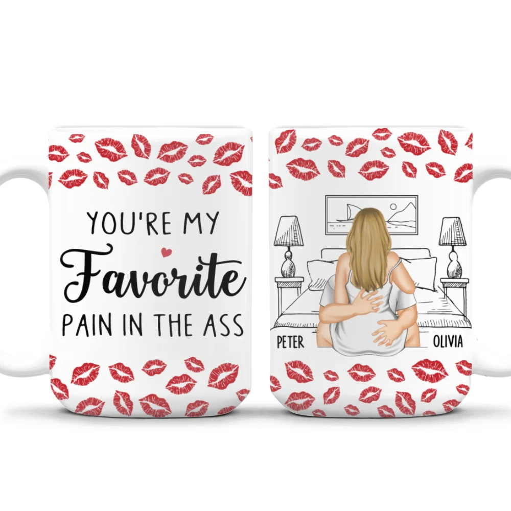 My Favourite Pain - Personalized Custom Coffee Mug - Image 8