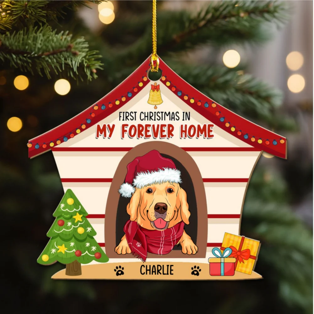 My Forever Home - Personalized Custom Wood Ornament - Image 5