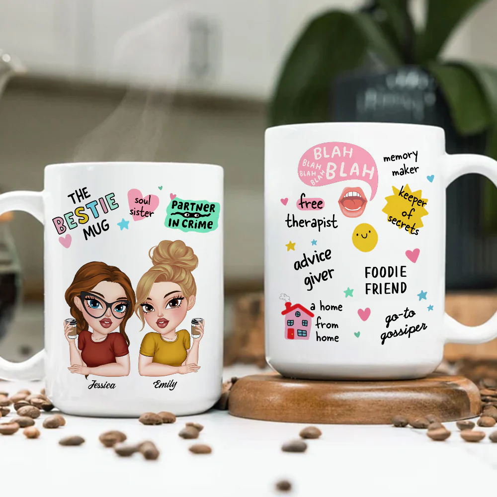 My Free Therapist For Life - Personalized Custom Coffee Mug - Image 5