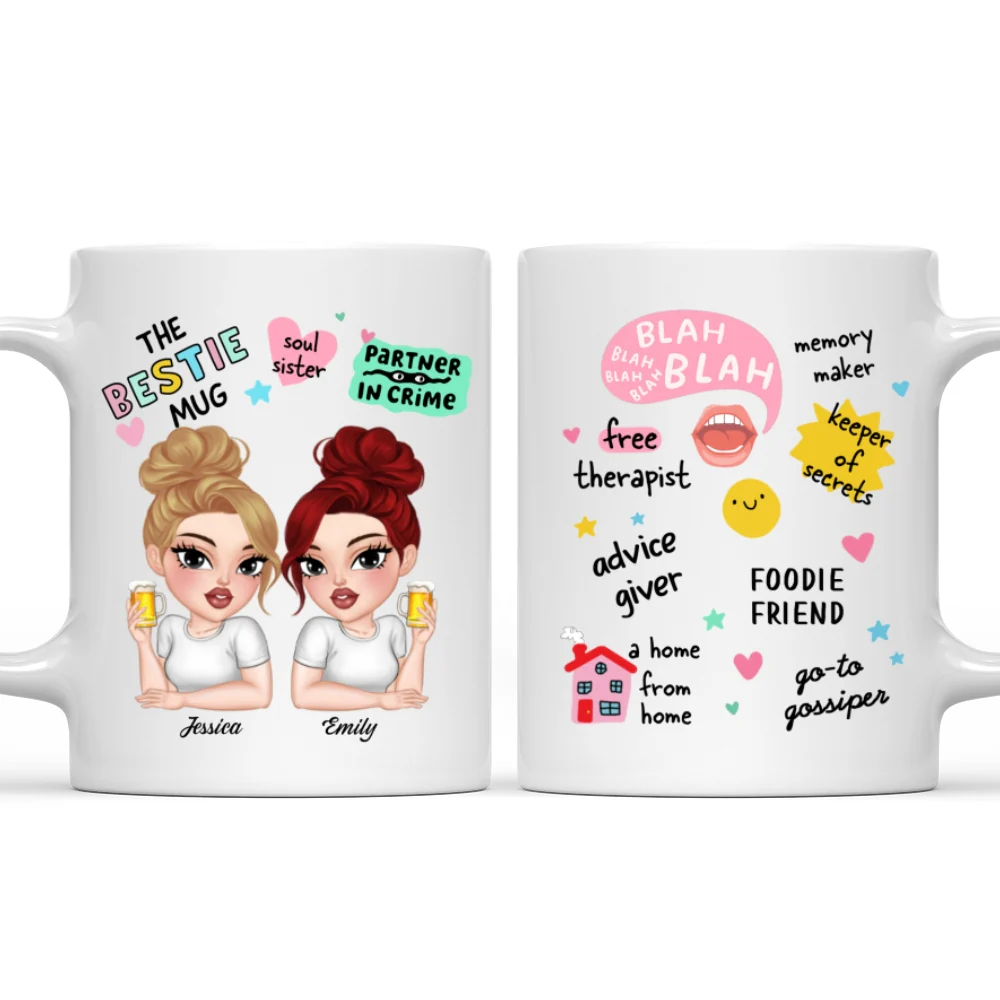 My Free Therapist For Life - Personalized Custom Coffee Mug - Image 7