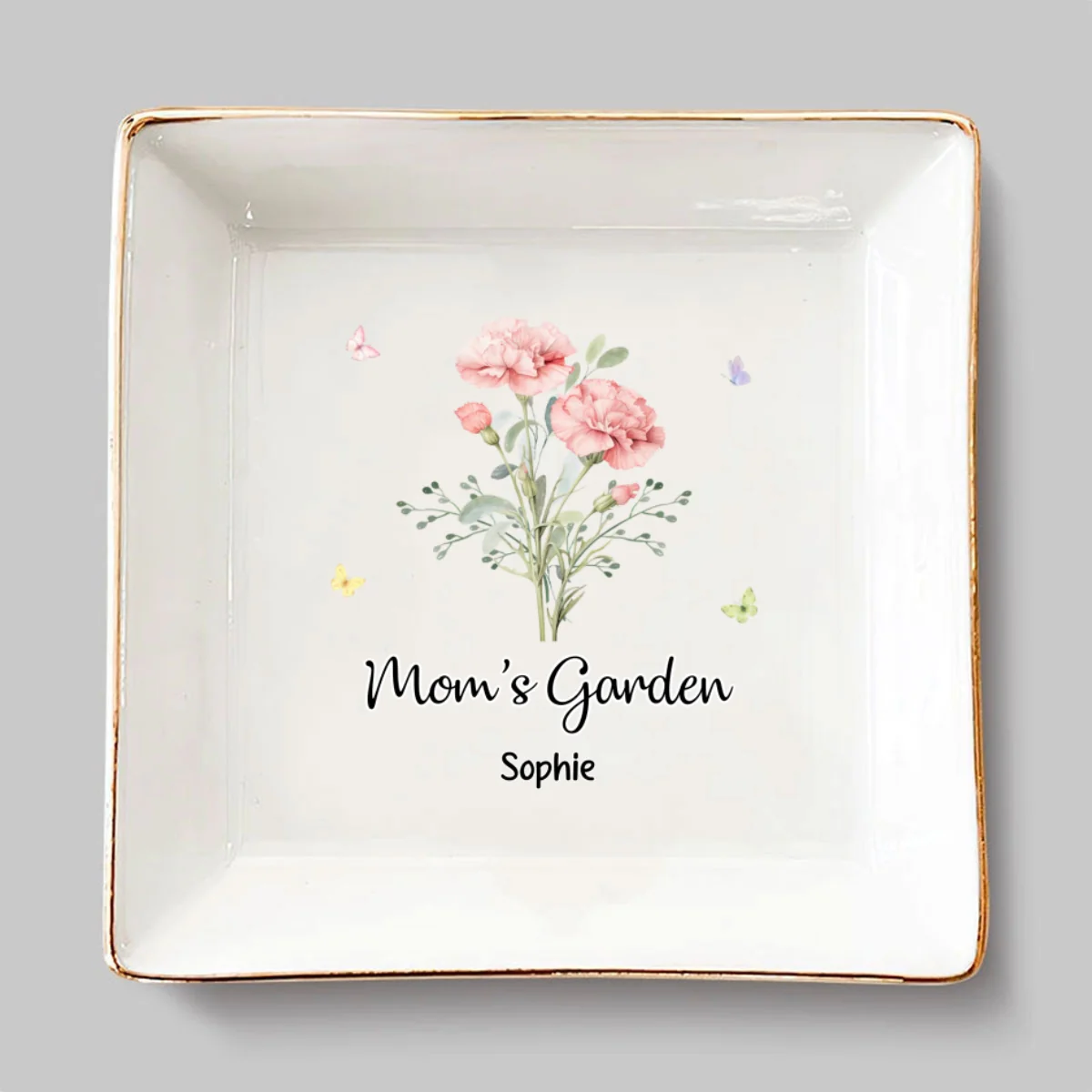 My Garden - Personalized Custom Jewelry Dish - Image 7