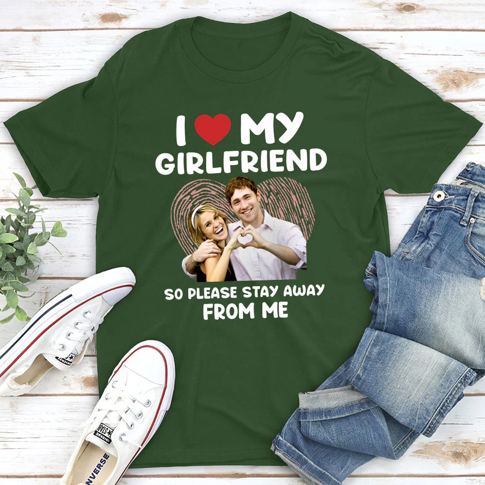 My Girlfriend - Personalized Custom Unisex T-shirt - Image 5