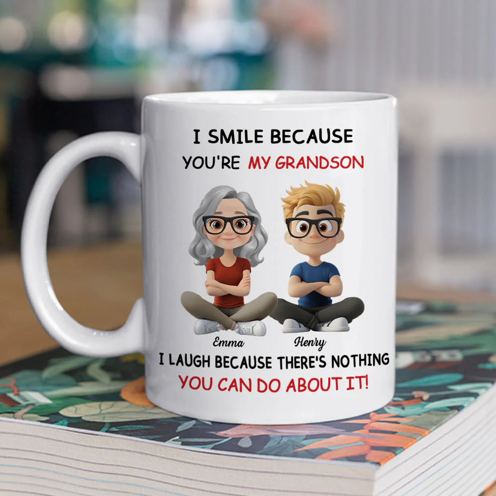 My Granddaughter - Personalized Custom Coffee Mug - Image 4
