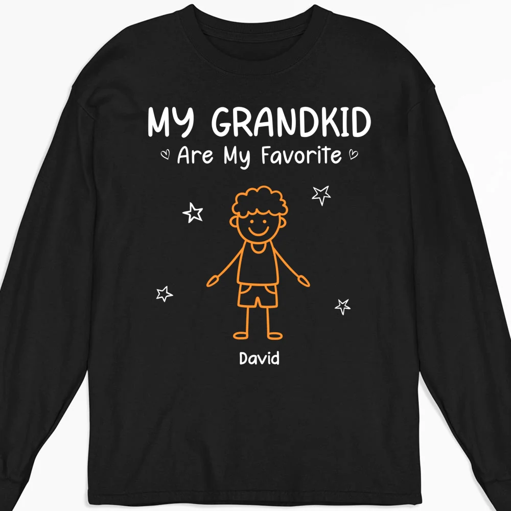 My Grandkids Are My Favorite - Personalized Custom Shirt - Image 10