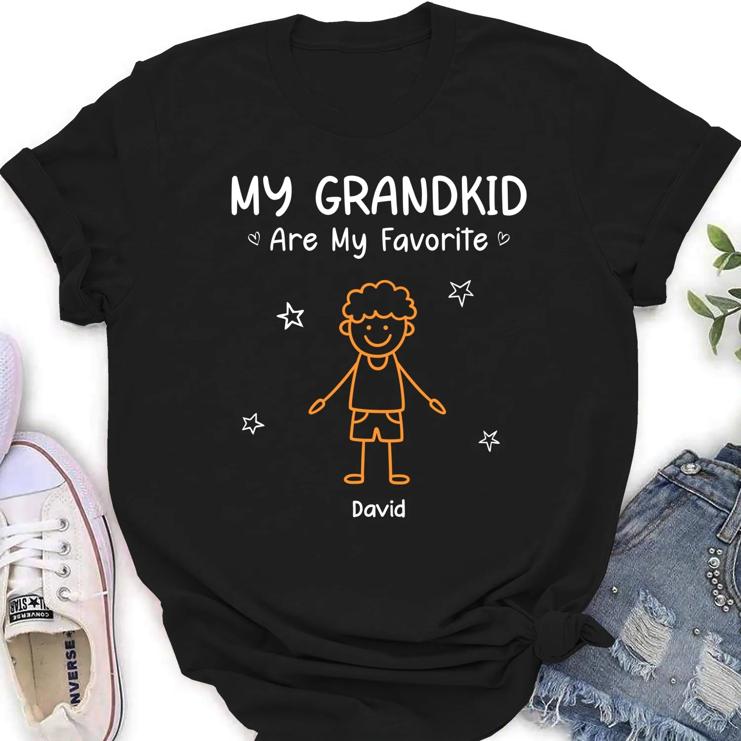 My Grandkids Are My Favorite - Personalized Custom Shirt - Image 16