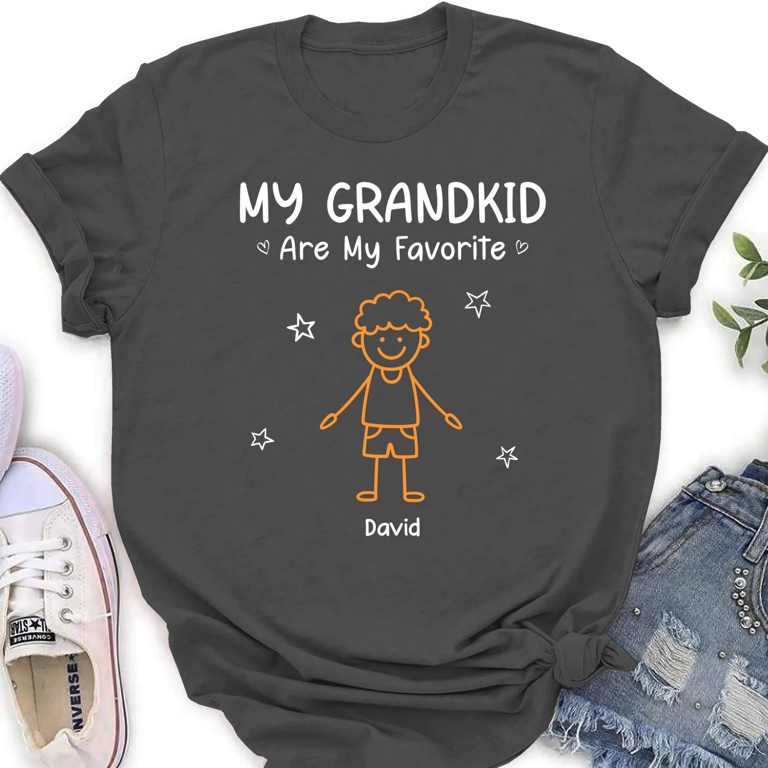 My Grandkids Are My Favorite - Personalized Custom Shirt - Image 17