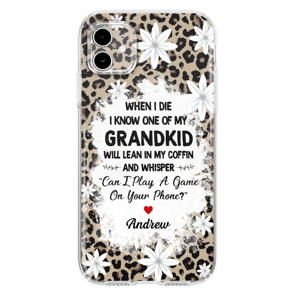 My Grandkids Will Whisper - Personalized Custom Phone Case - Image 11
