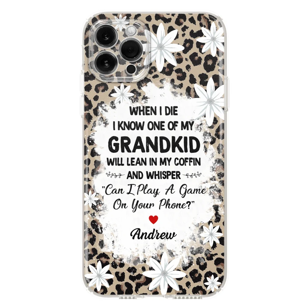 My Grandkids Will Whisper - Personalized Custom Phone Case - Image 13