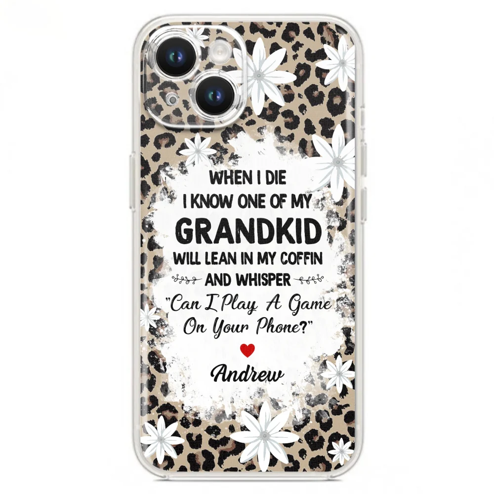 My Grandkids Will Whisper - Personalized Custom Phone Case - Image 17
