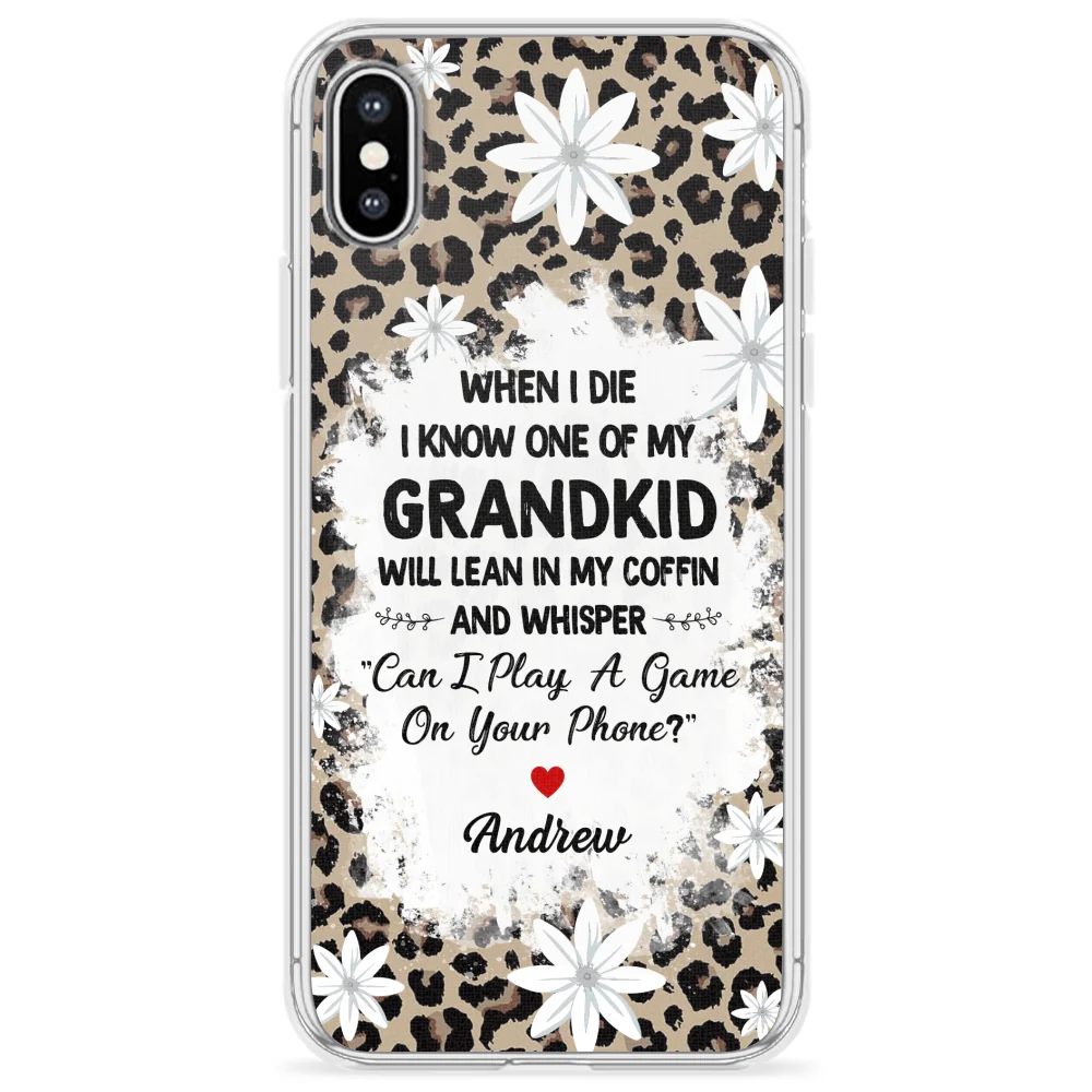 My Grandkids Will Whisper - Personalized Custom Phone Case - Image 25
