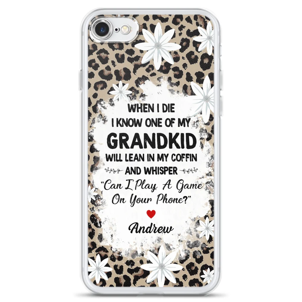 My Grandkids Will Whisper - Personalized Custom Phone Case - Image 6