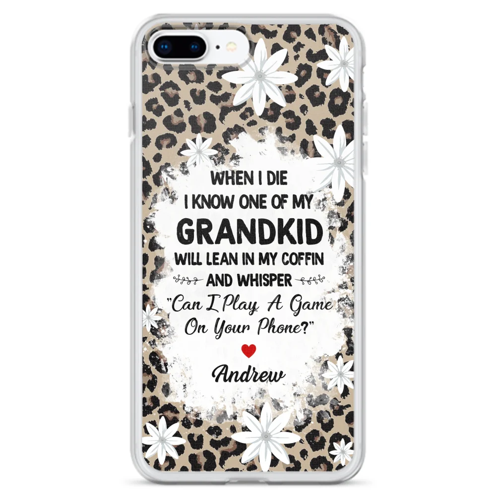 My Grandkids Will Whisper - Personalized Custom Phone Case - Image 7