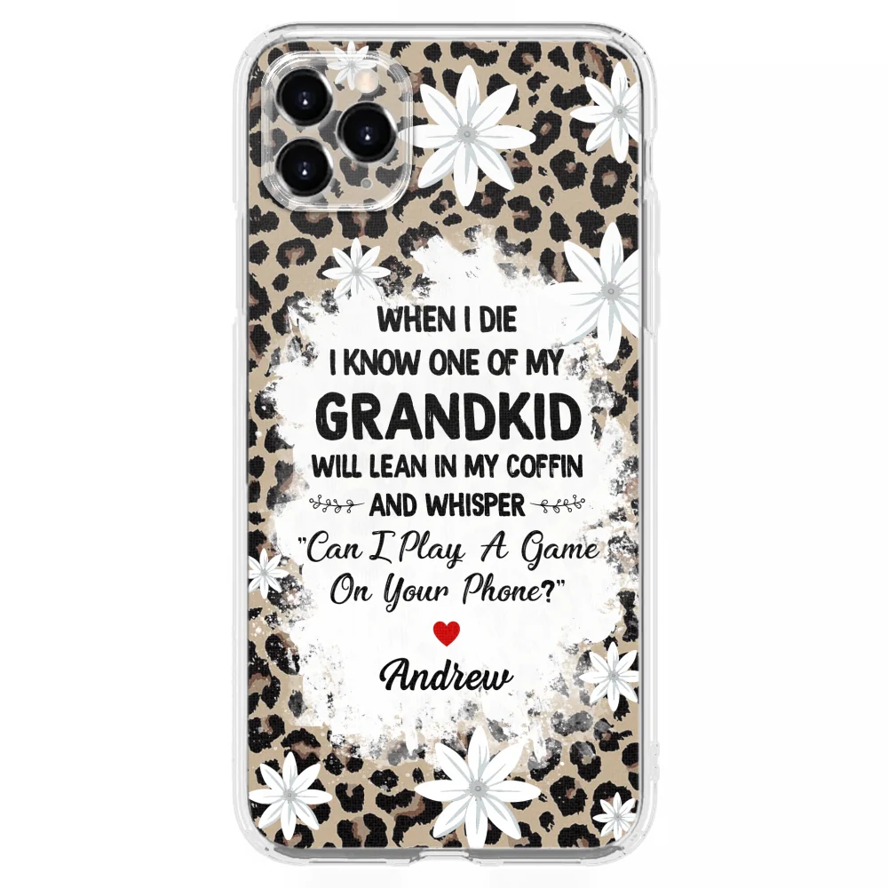 My Grandkids Will Whisper - Personalized Custom Phone Case - Image 9