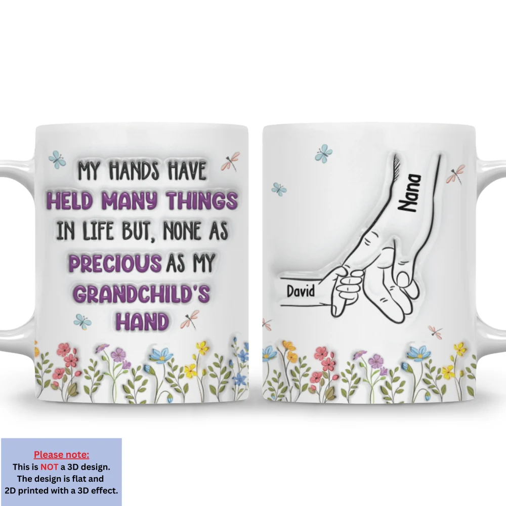 My Grandma Makes Life Brighter - Personalized Custom 3D Inflated Effect Mug - Image 6