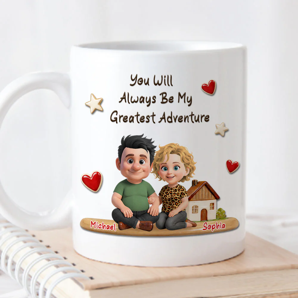 My Greatest Adventure - Personalized Custom 3D Effect Mug - Image 4