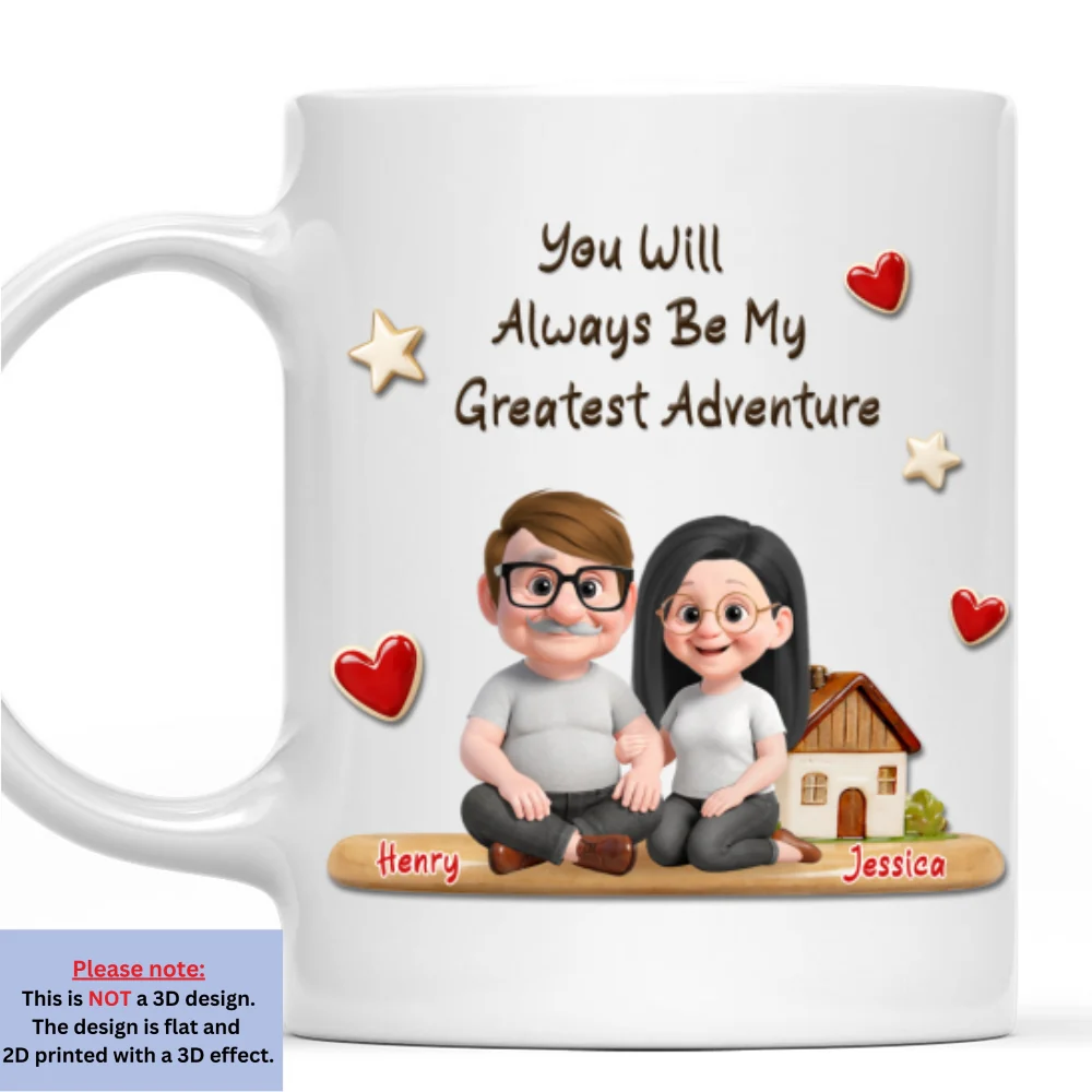 My Greatest Adventure - Personalized Custom 3D Effect Mug - Image 8