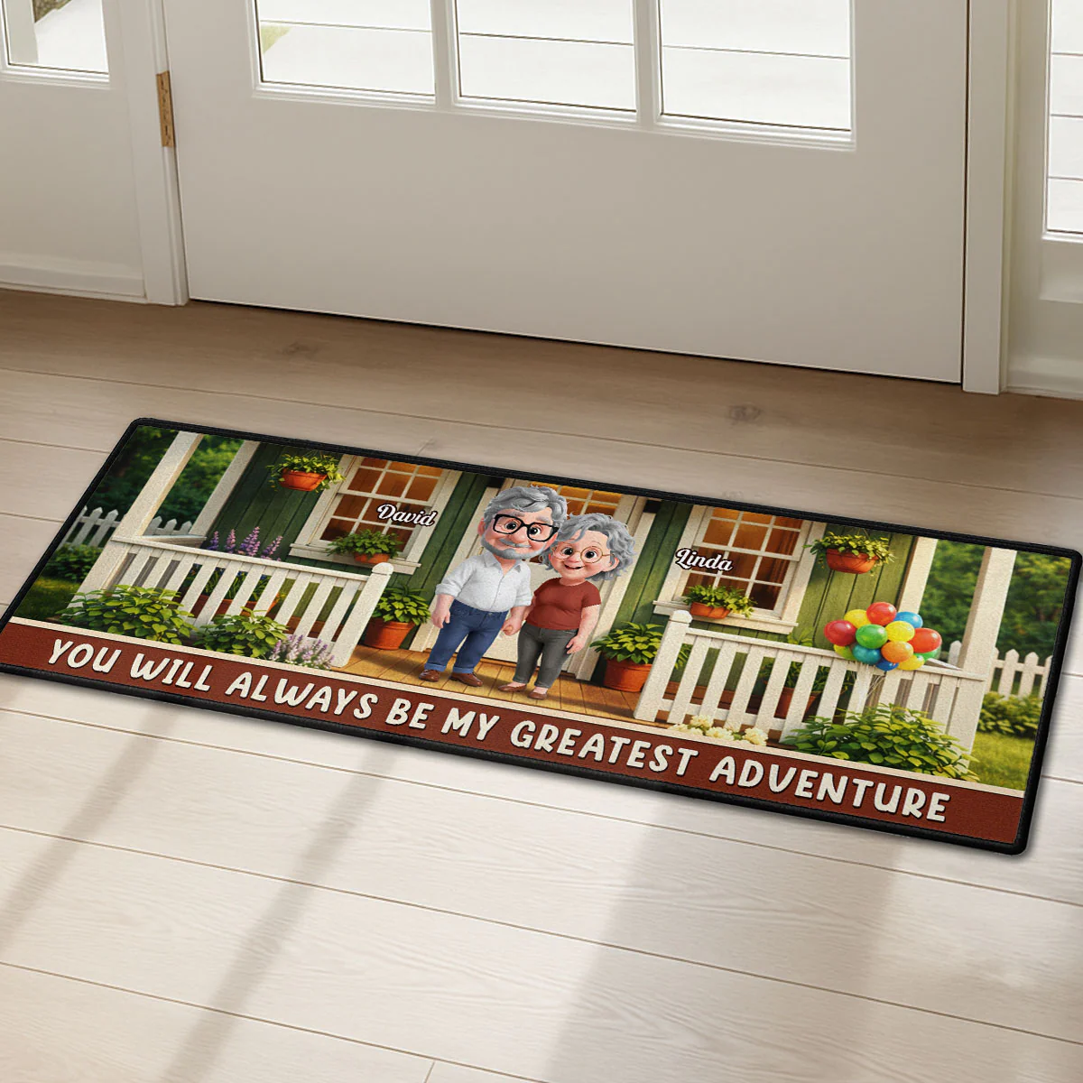 My Greatest Adventure - Personalized Custom Runner Rug