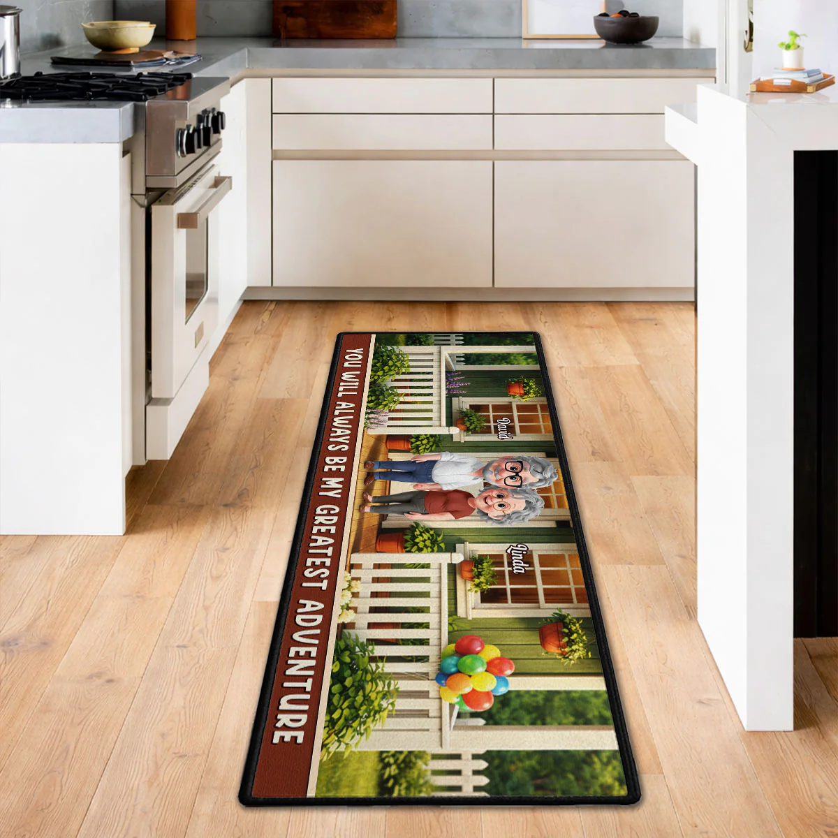 My Greatest Adventure - Personalized Custom Runner Rug - Image 5