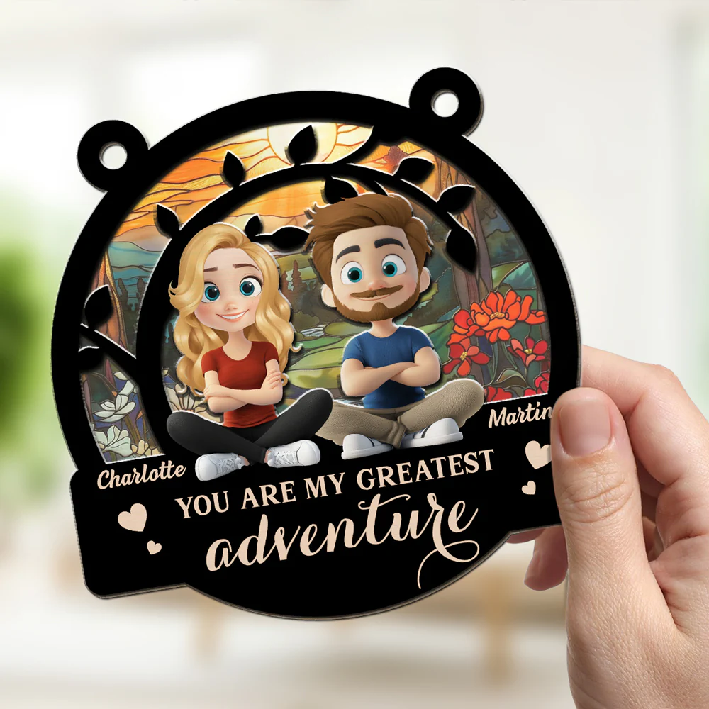 My Greatest Adventure - Personalized Custom Suncatcher - Image 2