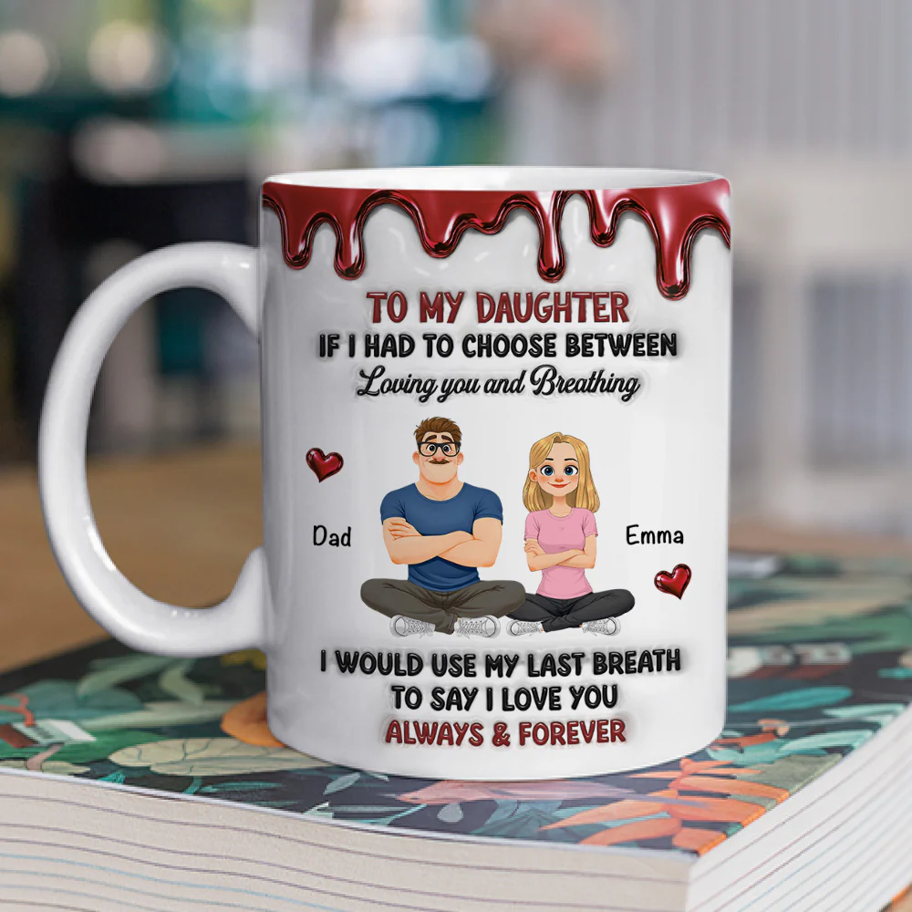 My Greatest Love - Personalized Custom 3D Inflated Effect Mug - Image 2