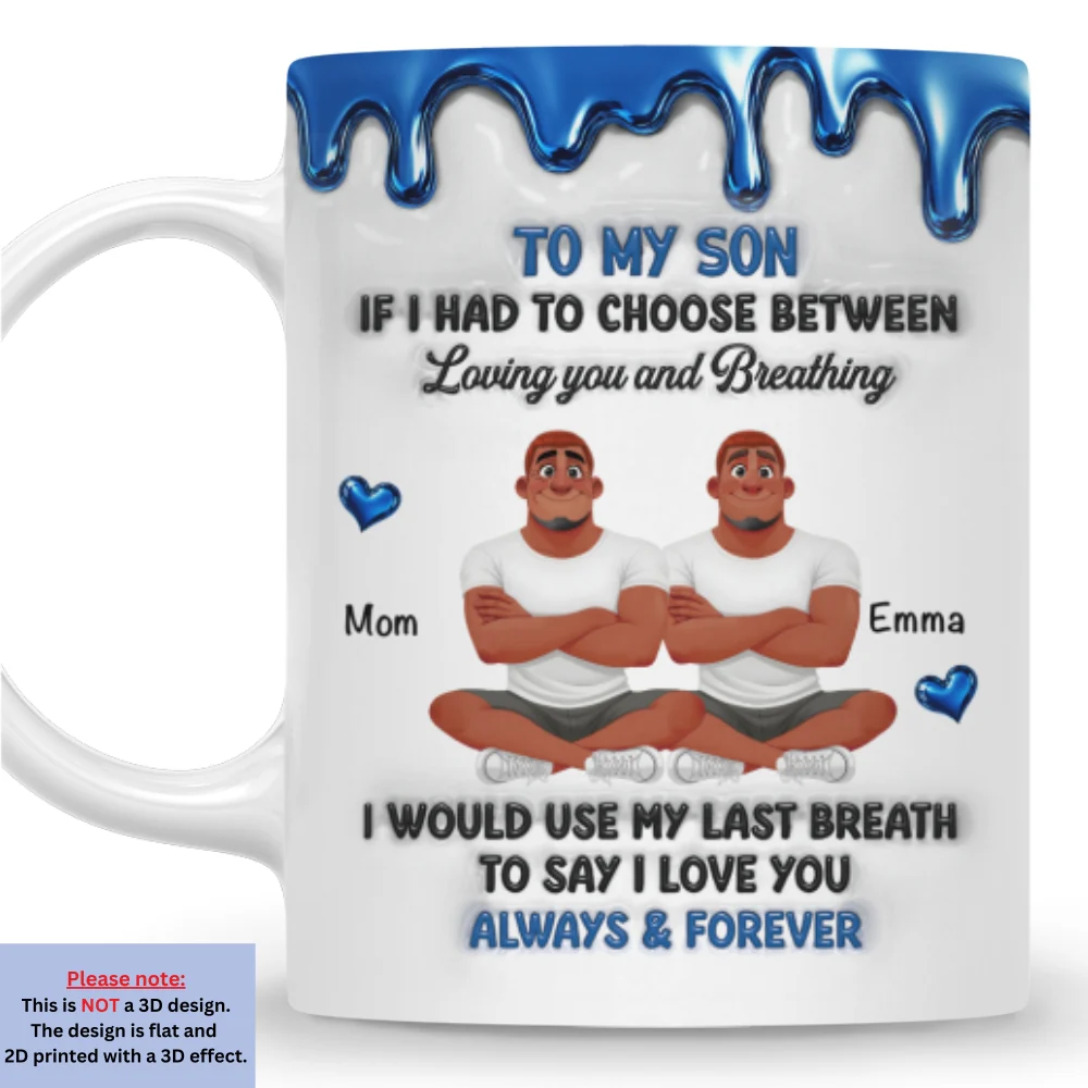 My Greatest Love - Personalized Custom 3D Inflated Effect Mug - Image 8