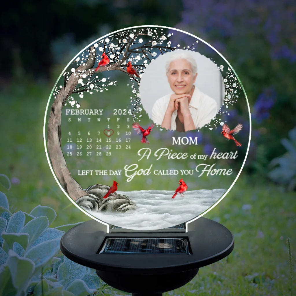 My Heart Changed Forever - Personalized Custom Solar Light - Image 6