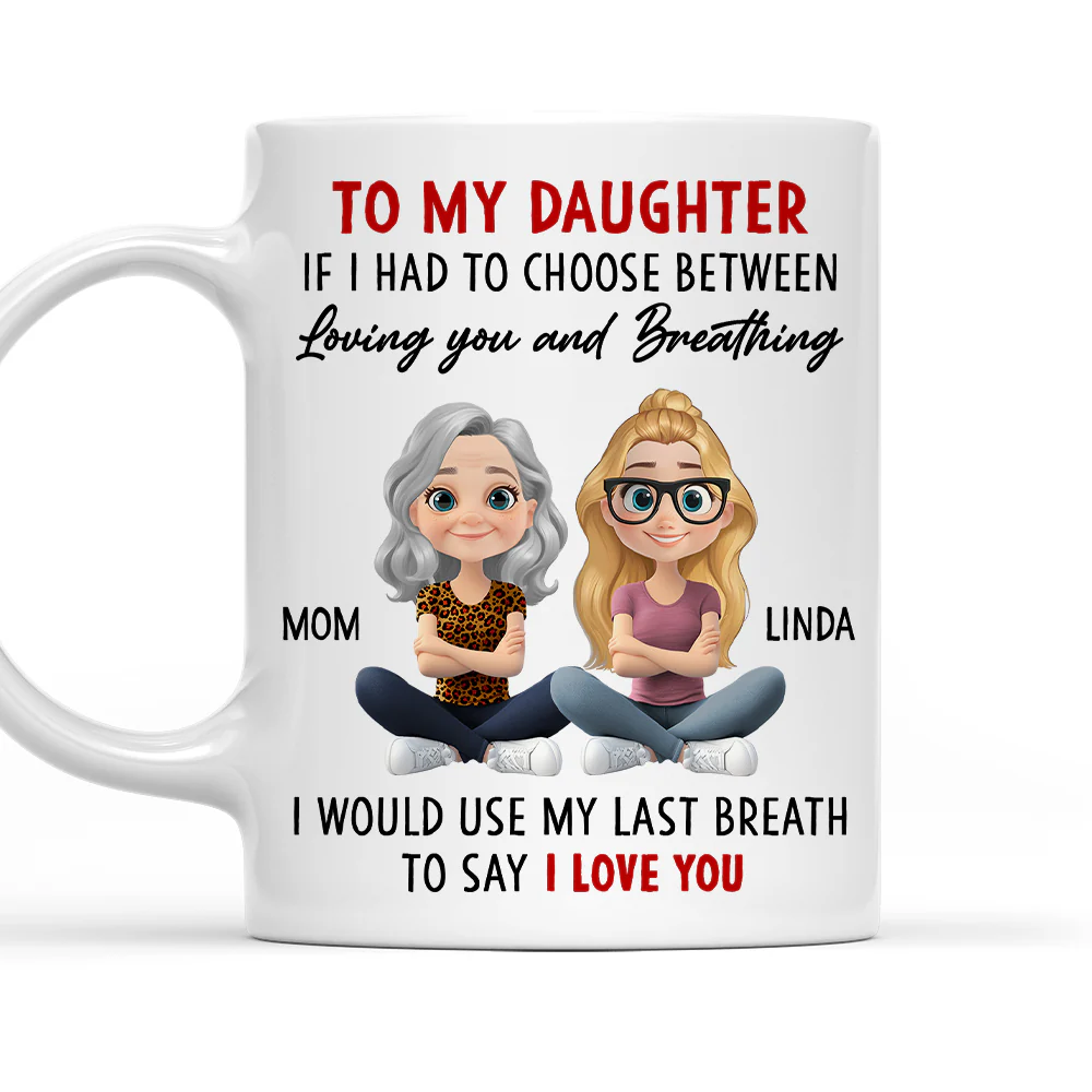 My Heart Chooses You Always - Personalized Custom Coffee Mug