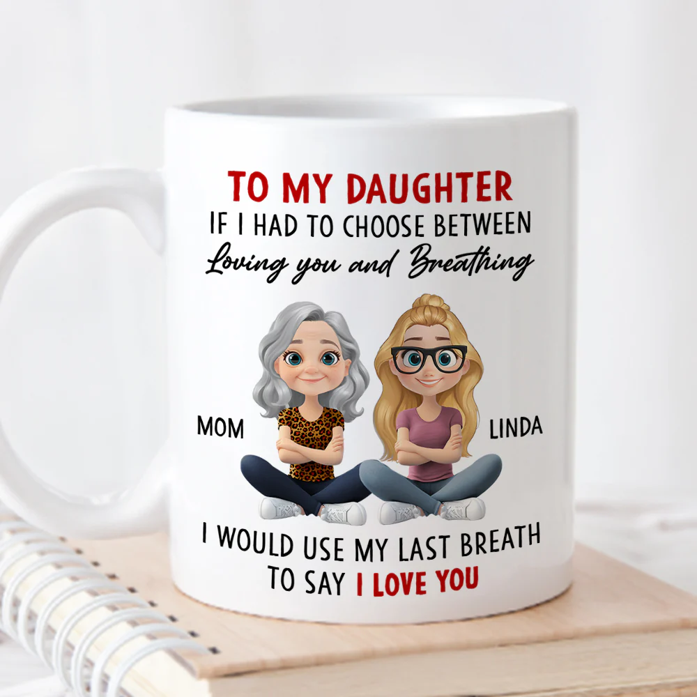 My Heart Chooses You Always - Personalized Custom Coffee Mug - Image 2