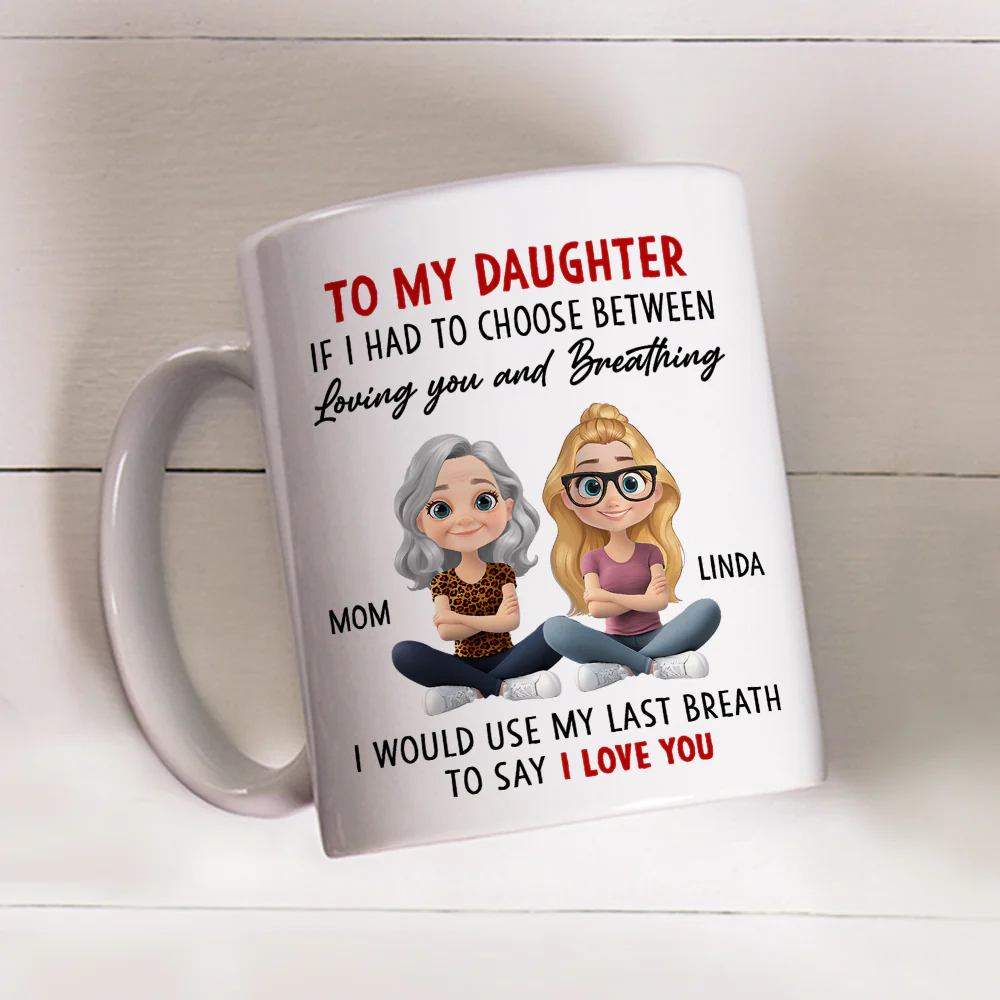 My Heart Chooses You Always - Personalized Custom Coffee Mug - Image 3