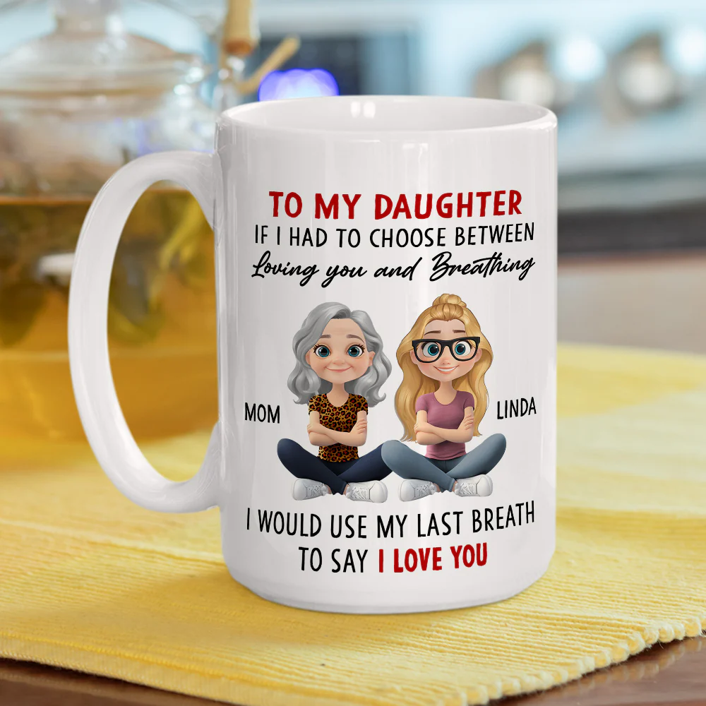 My Heart Chooses You Always - Personalized Custom Coffee Mug - Image 5