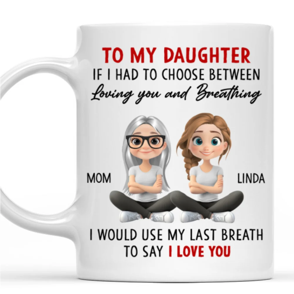 My Heart Chooses You Always - Personalized Custom Coffee Mug - Image 7