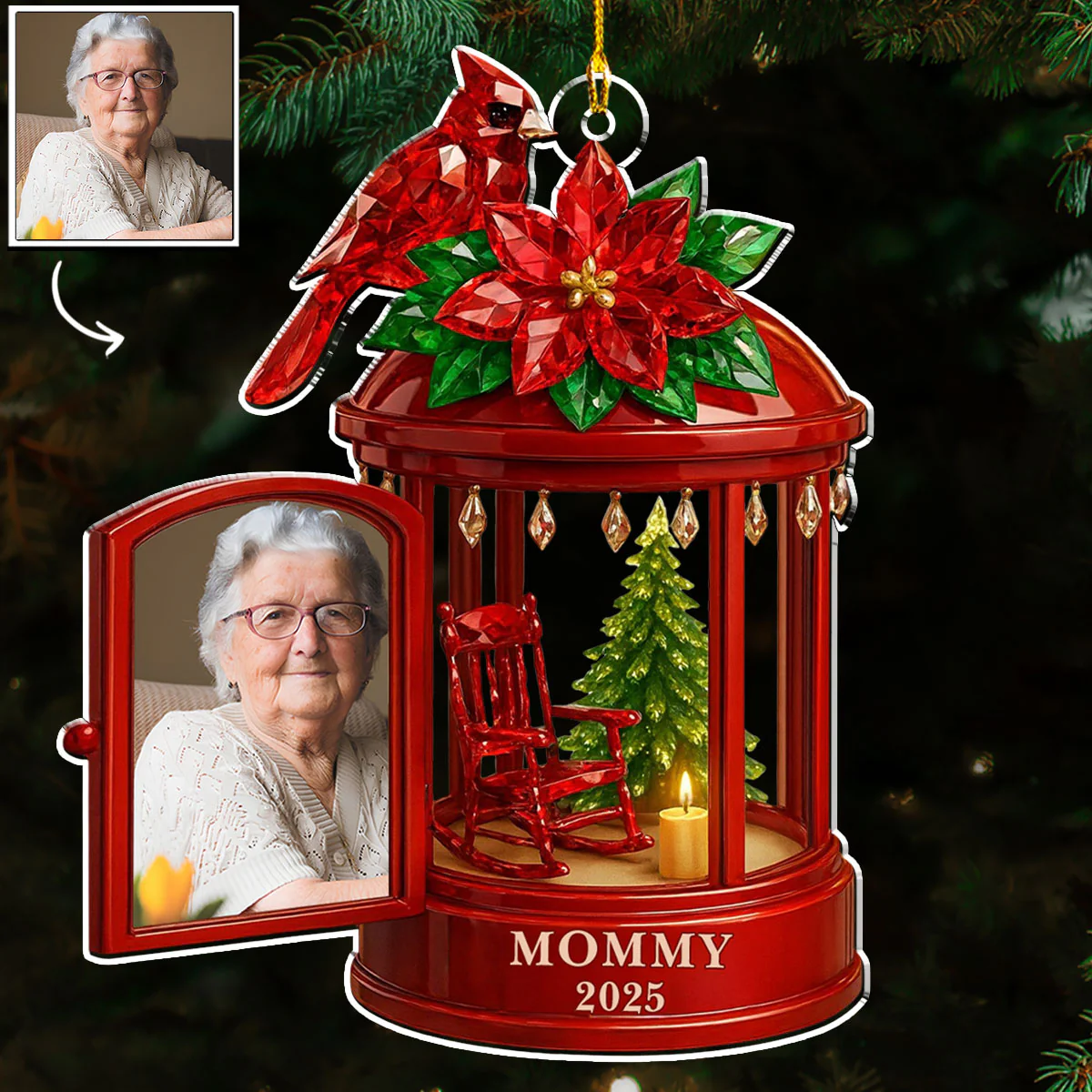My Heart For You - Personalized Custom Acrylic Ornament