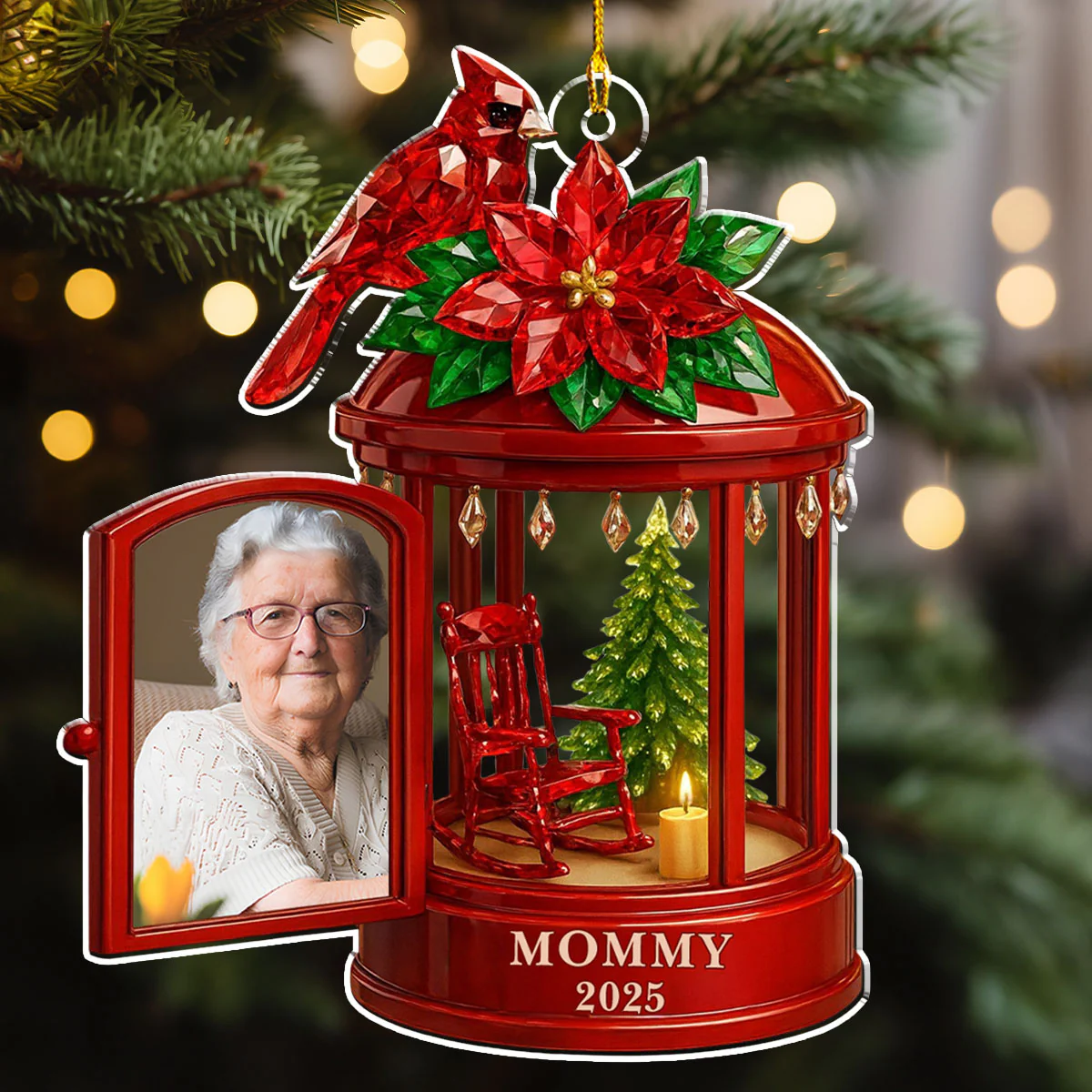 My Heart For You - Personalized Custom Acrylic Ornament - Image 3