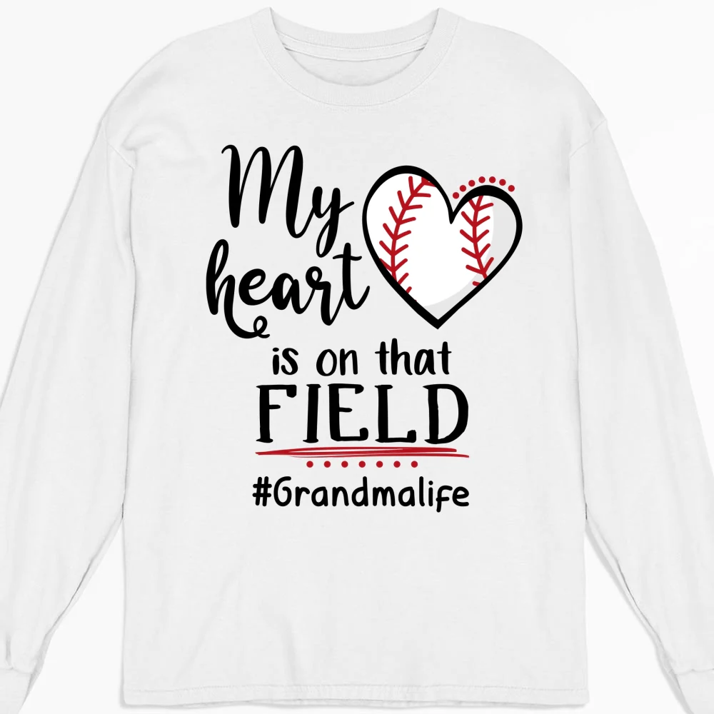 My Heart Is On That Field - Personalized Custom Shirt - Image 10