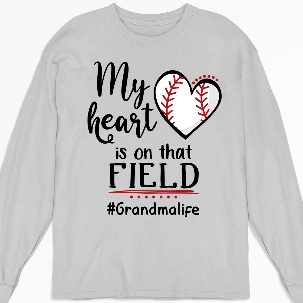 My Heart Is On That Field - Personalized Custom Shirt - Image 11