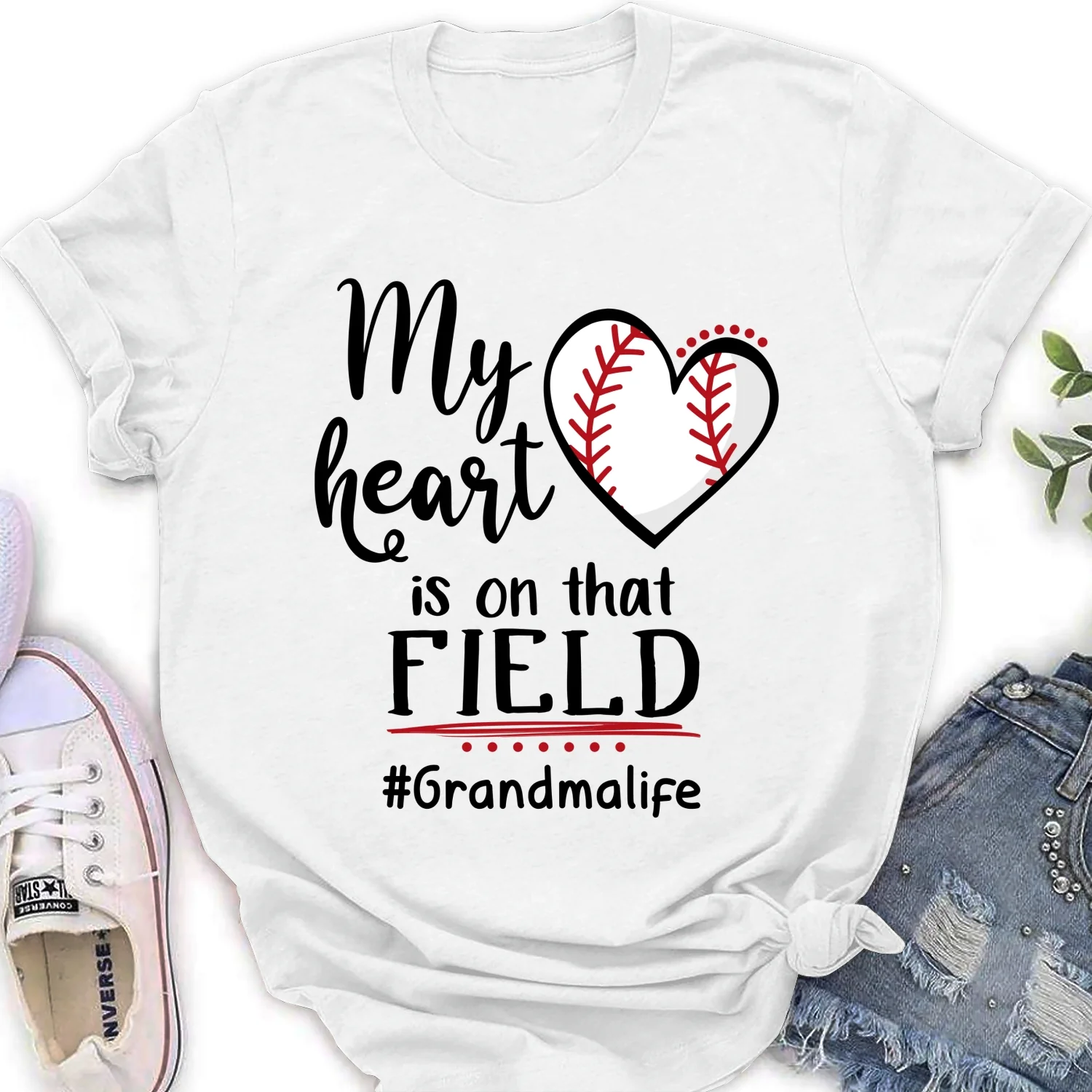 My Heart Is On That Field - Personalized Custom Shirt - Image 16