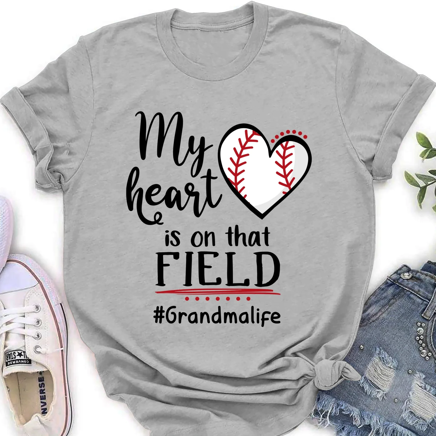 My Heart Is On That Field - Personalized Custom Shirt - Image 17