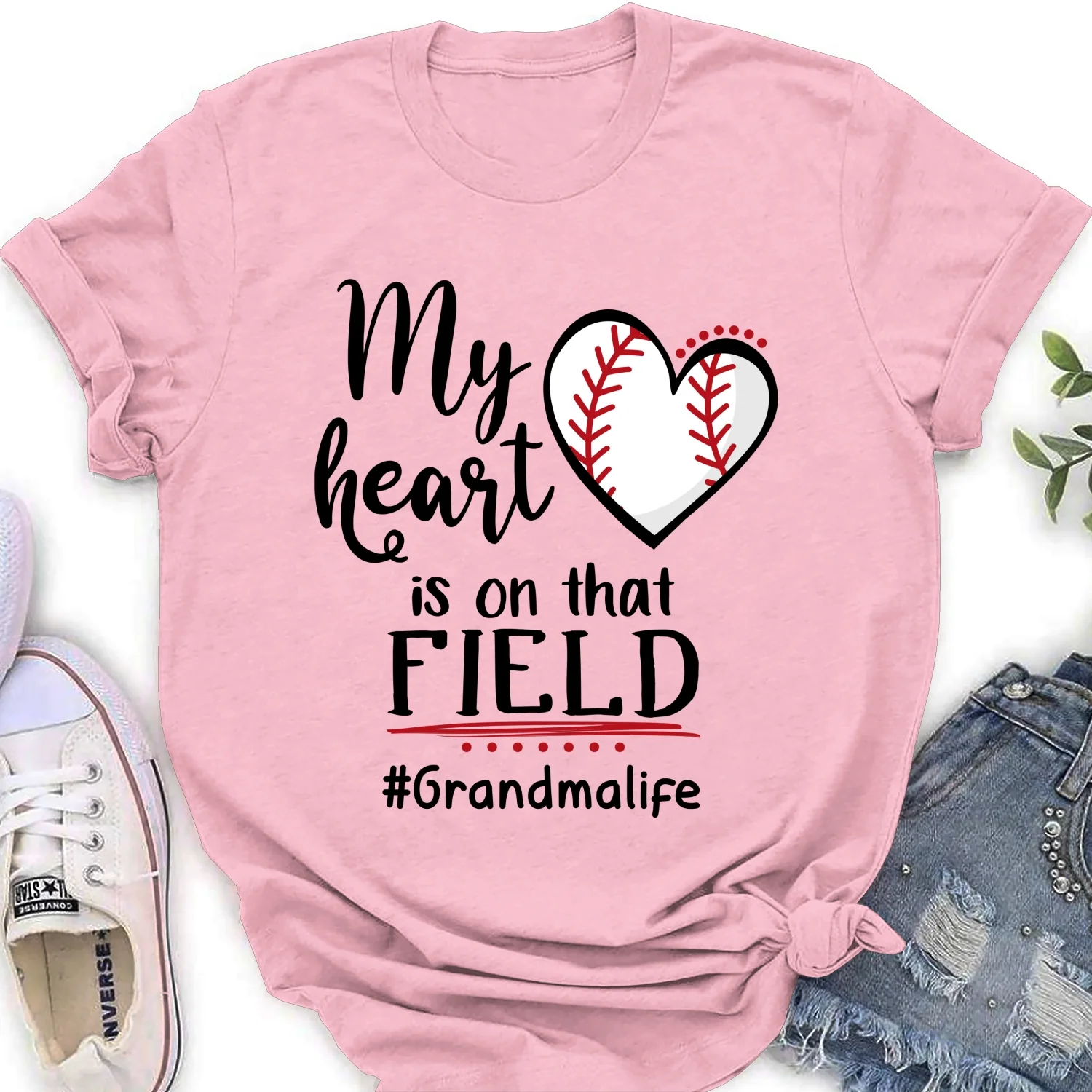 My Heart Is On That Field - Personalized Custom Shirt - Image 18