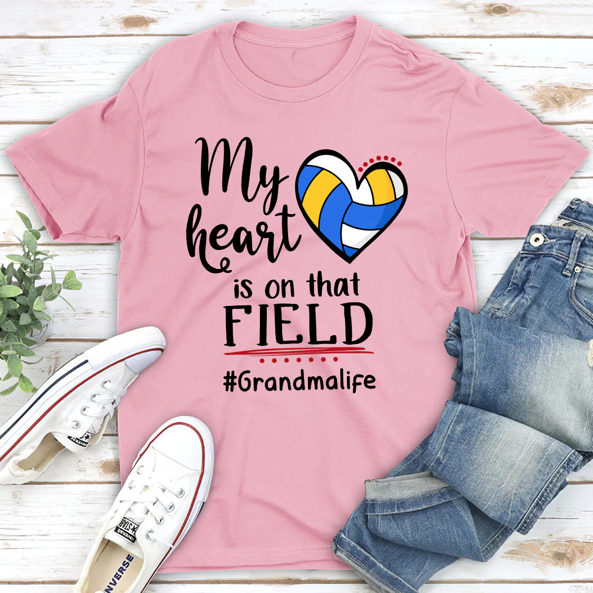My Heart Is On That Field - Personalized Custom Shirt - Image 2