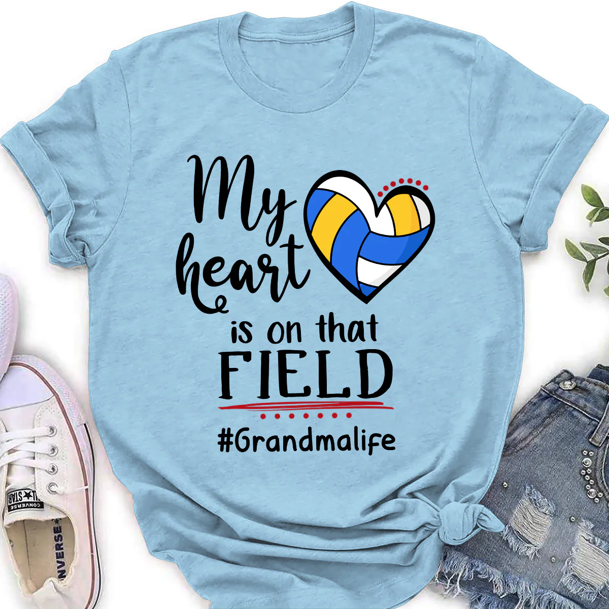 My Heart Is On That Field - Personalized Custom Shirt - Image 4