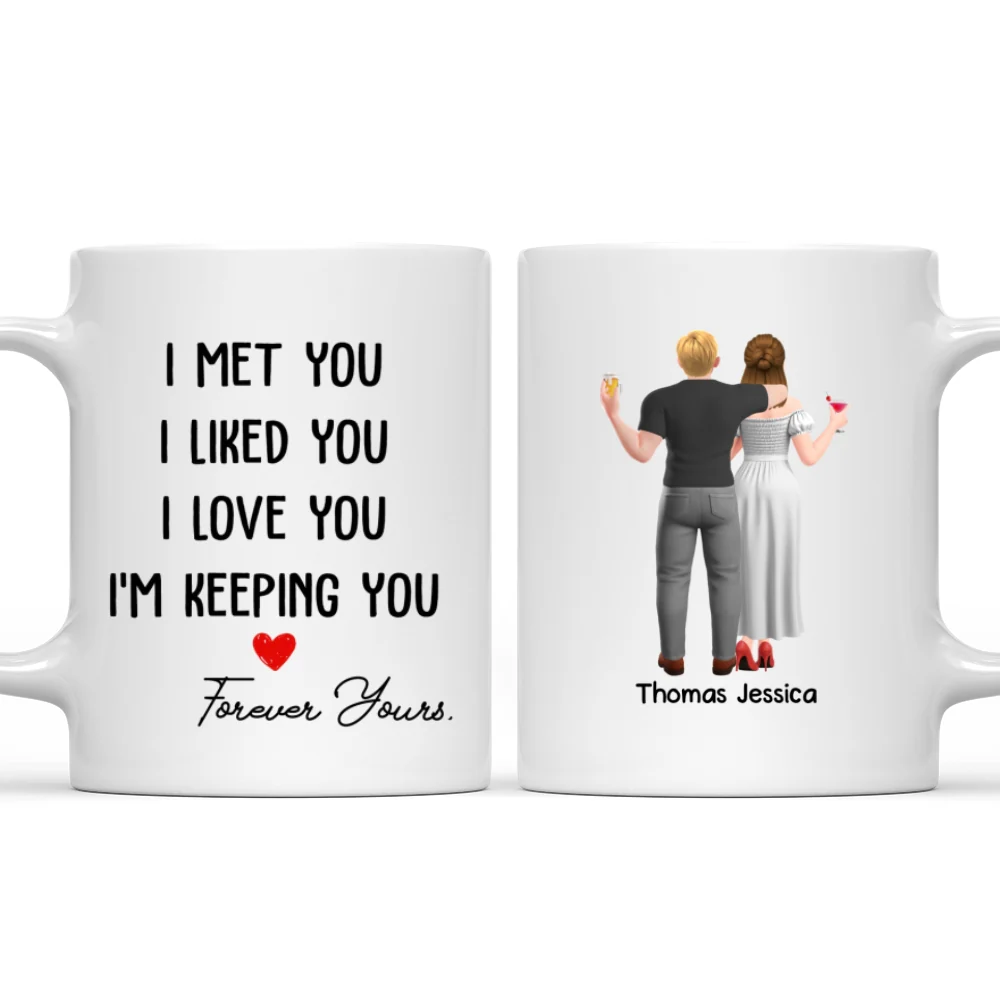 My Heart Is Yours Always - Personalized Custom Coffee Mug - Image 8
