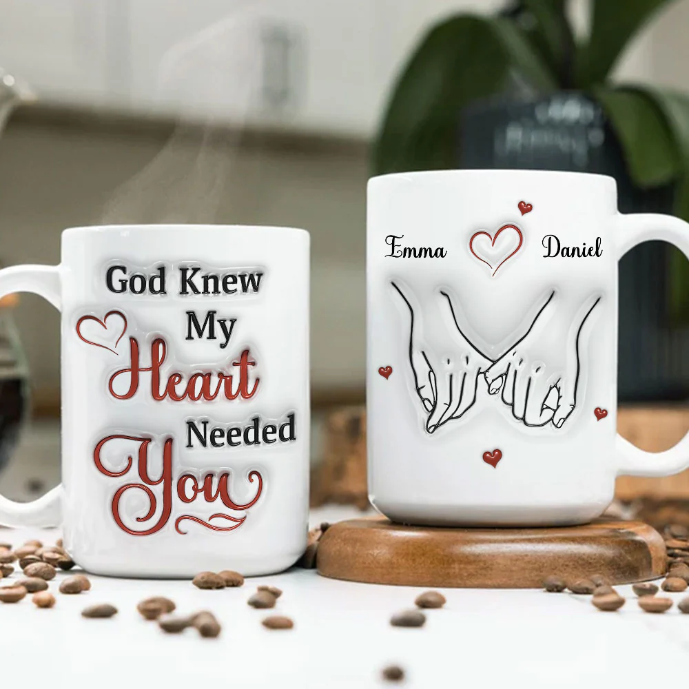My Heart Needs You - Personalized Custom 3D Effect Mug - Image 5
