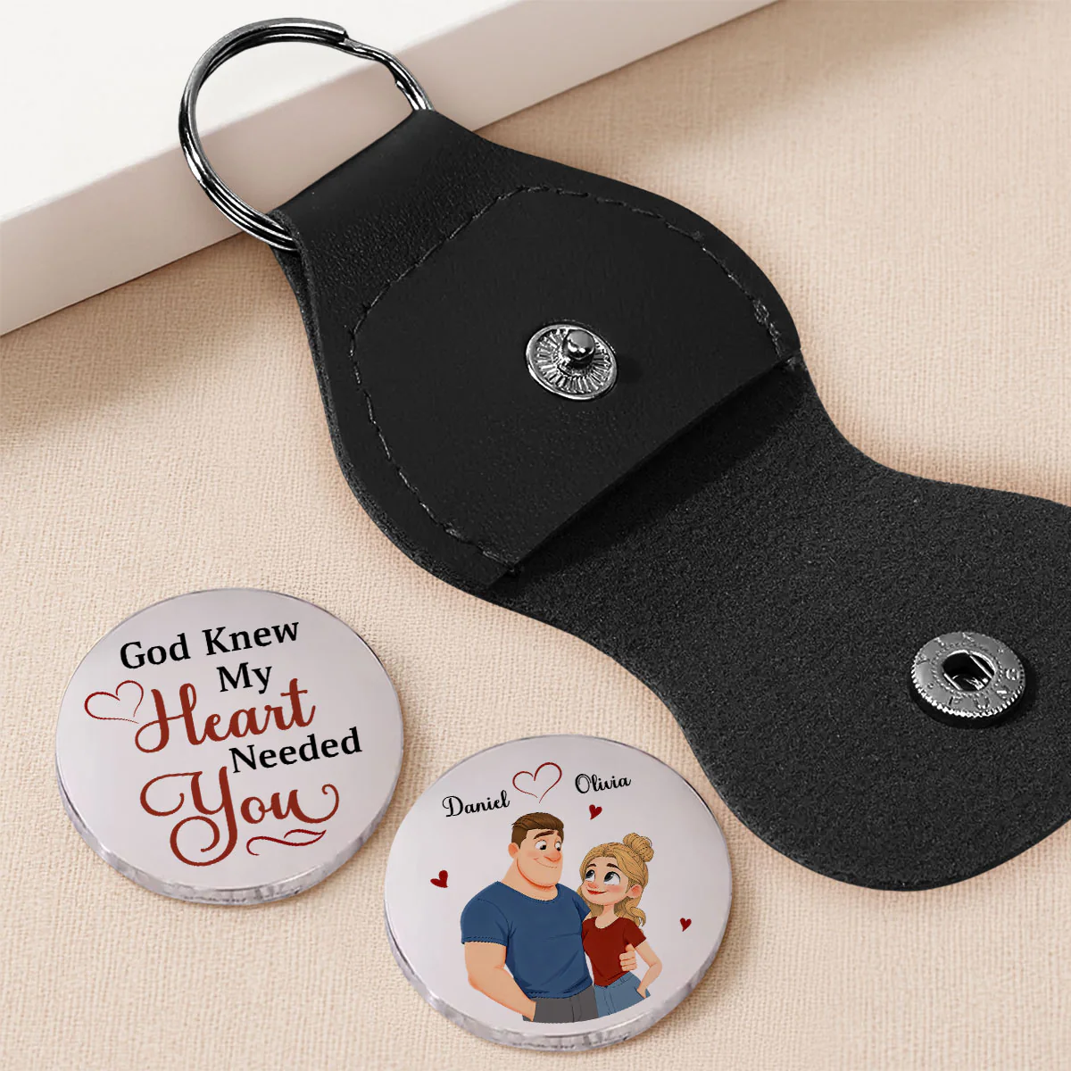 My Heart Needs You - Personalized Custom Pocket Hug - Image 4