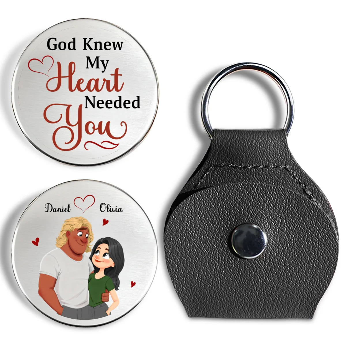 My Heart Needs You - Personalized Custom Pocket Hug - Image 7