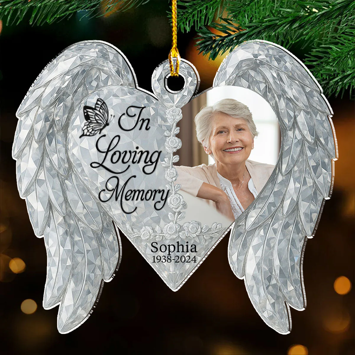 My Heart Still Loves You - Personalized Custom Acrylic Ornament - Image 2