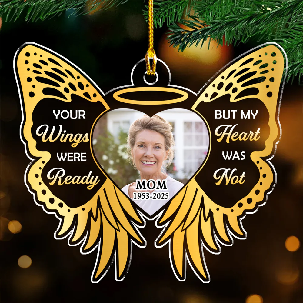 My Heart Was Not Ready - Personalized Custom Acrylic Ornament - Image 4