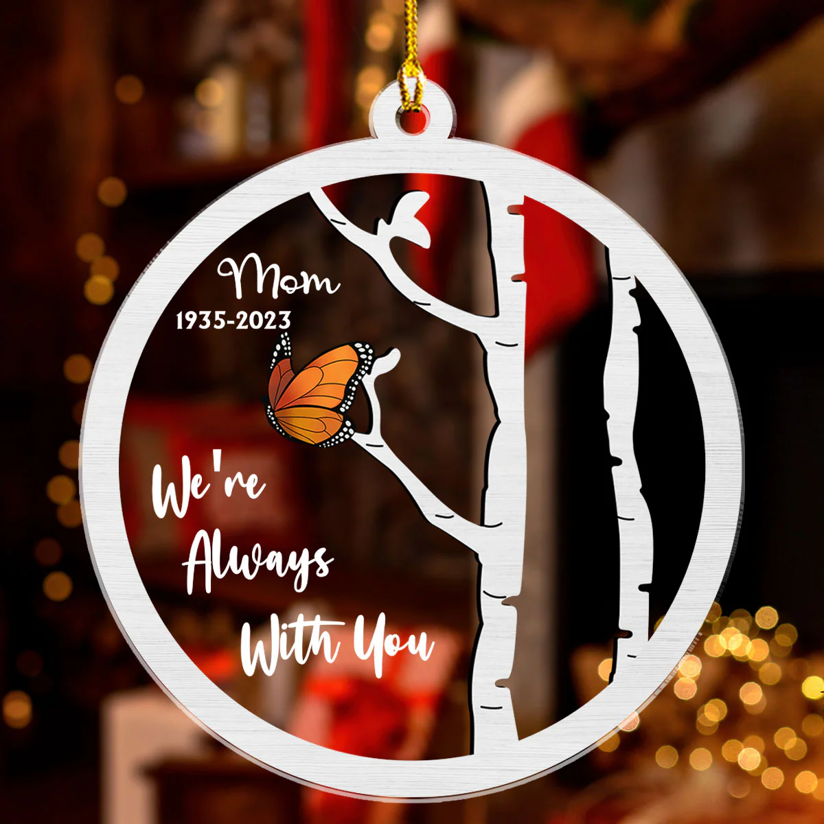 My Heart Were Not Ready - Personalized Custom Acrylic Ornament - Image 3