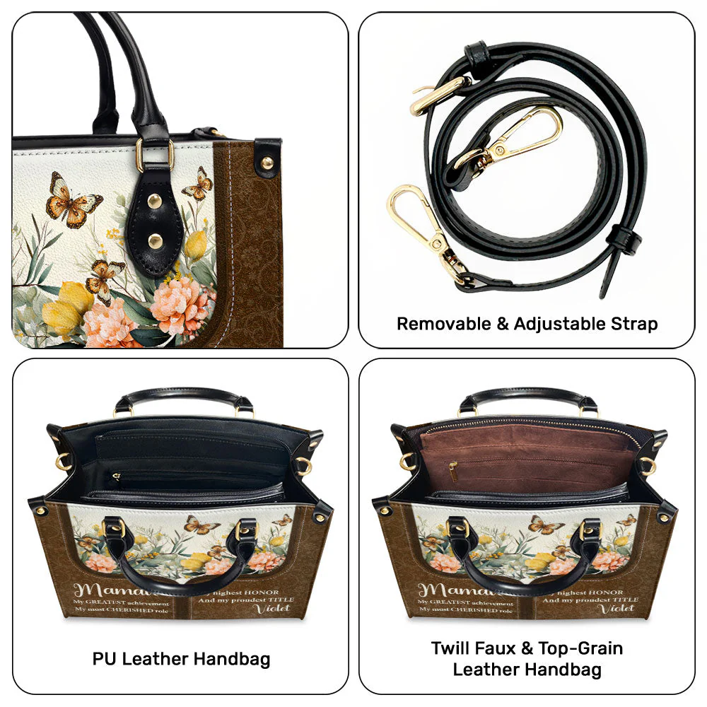 My Highest Honor - Personalized Custom Leather Bag - Image 7
