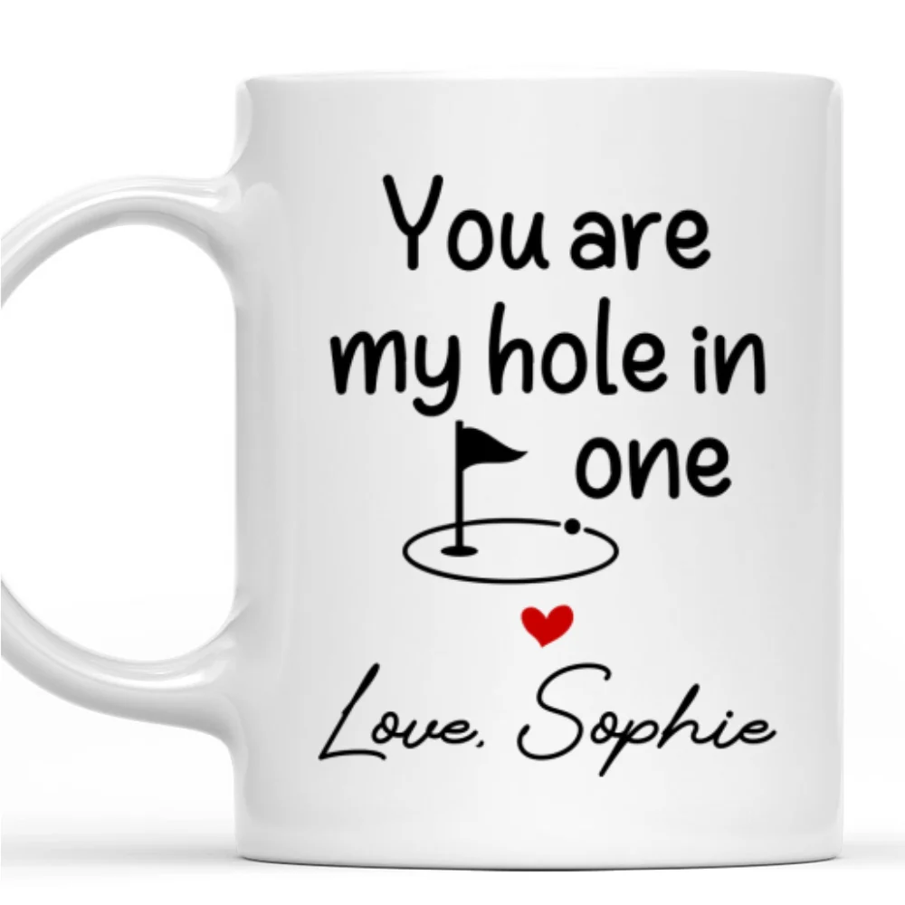 My Hole In One - Personalized Custom Coffee Mug - Image 8